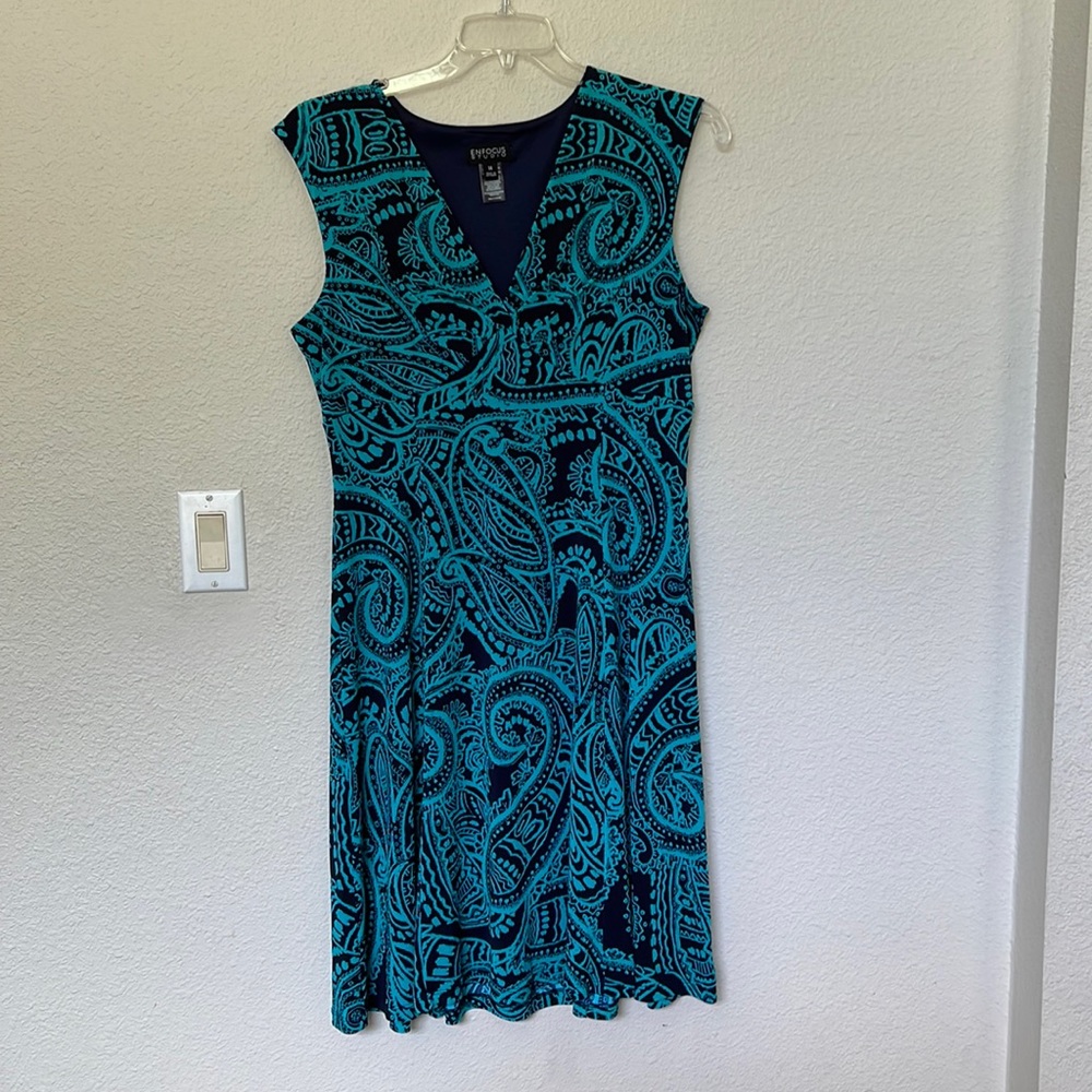 Enfocus Studio Empire Waist A-Line MIidi Dress size 14